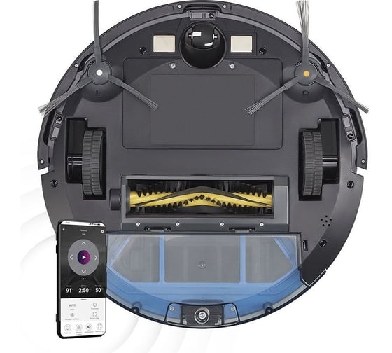 Робот-пылесос Polaris PVCR 3300 IQ Home Aqua графитовый/черный 016548