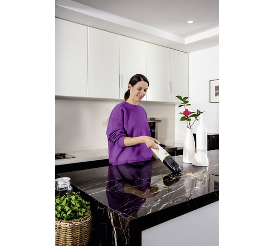 Ручной пылесос KARCHER CVH 2S 1.198-421.0, черный/белый