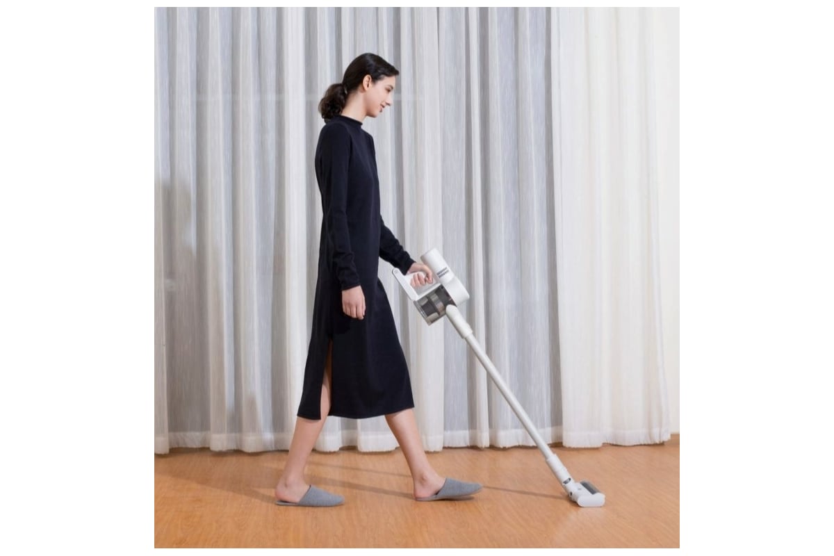 Беспроводной пылесос Dreame Cordless Vacuum Cleaner V10 Plus White VFW5 ...