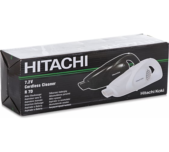 Аккумуляторный пылесос для сухой уборки Hitachi R7D
