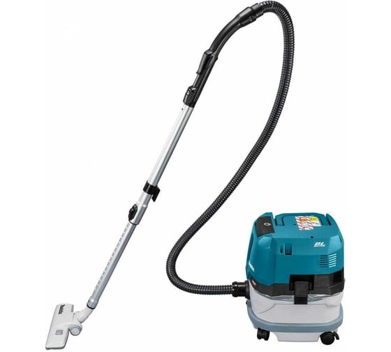 Аккумуляторный пылесос Makita XGT BL 2x40В, 3.2 м3/мин, 230 мбар, 8 л ,сух./влаж, L-класс, XPT VC001GLZ