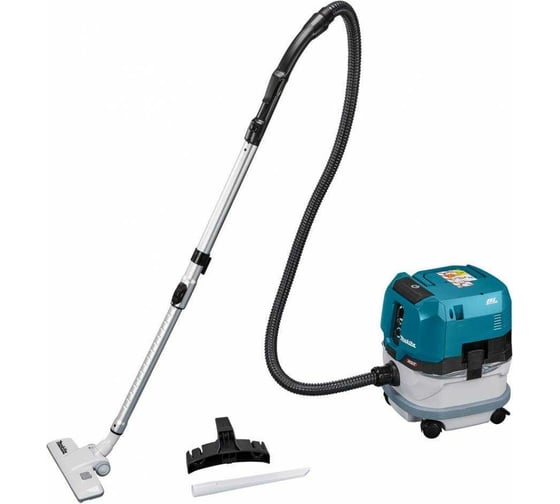 Аккумуляторный пылесос Makita XGT BL 2x40В, 3.2 м3/мин, 230 мбар, 8 л ,сух./влаж, L-класс, XPT VC001GLZ