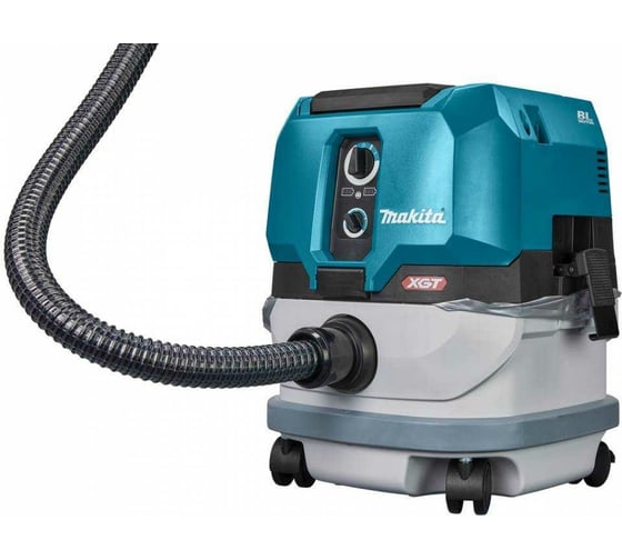 Аккумуляторный пылесос Makita XGT BL 2x40В, 3.2 м3/мин, 230 мбар, 8 л ,сух./влаж, L-класс, XPT VC001GLZ