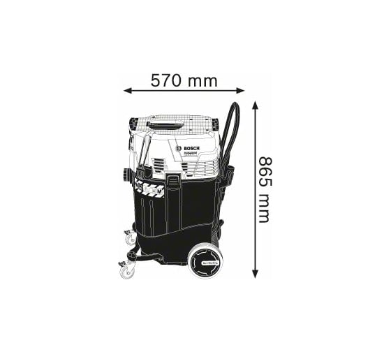 Пылесос Bosch GAS 55 M AFC 0.601.9C3.300