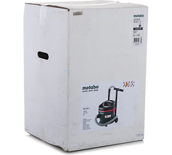Пылесос Metabo AS 20 L 602012000