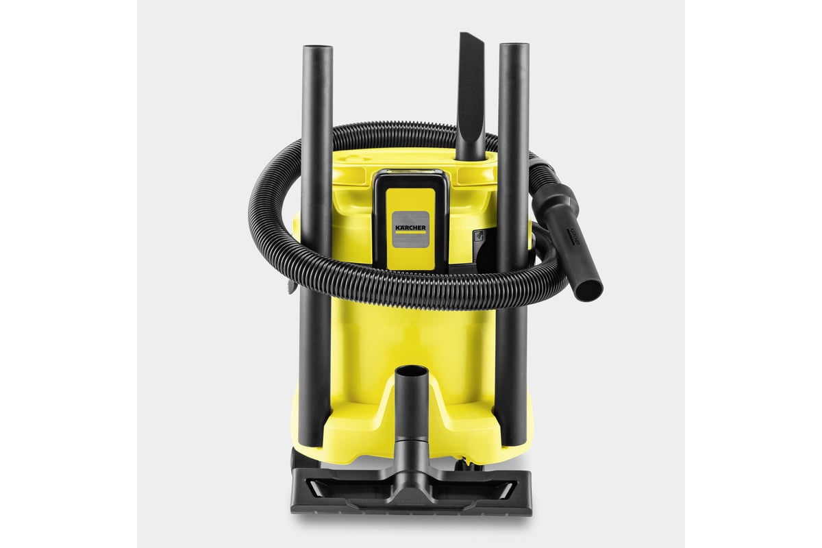 Пылесос Karcher WD 2-18 V-12/18 1.628-500.0 - выгодная цена, отзывы,  характеристики, фото - купить в Москве и РФ