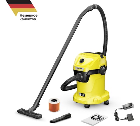 Пылесос Karcher WD 3-18 Battery Set V-17/20 1.628-551.0