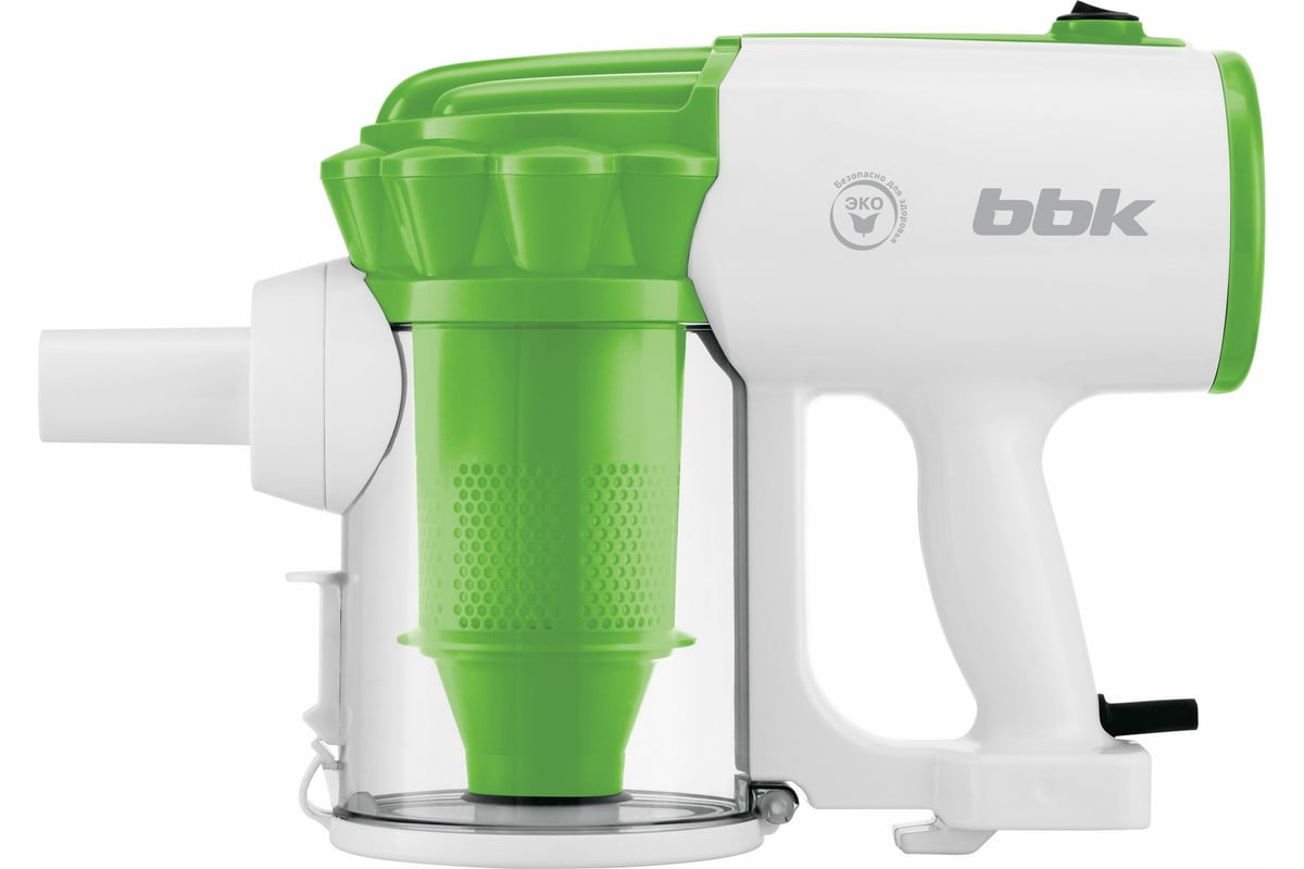 Вертикальный пылесос bbk BV2512 белый/зеленый 00-00001103 - выгодная ...