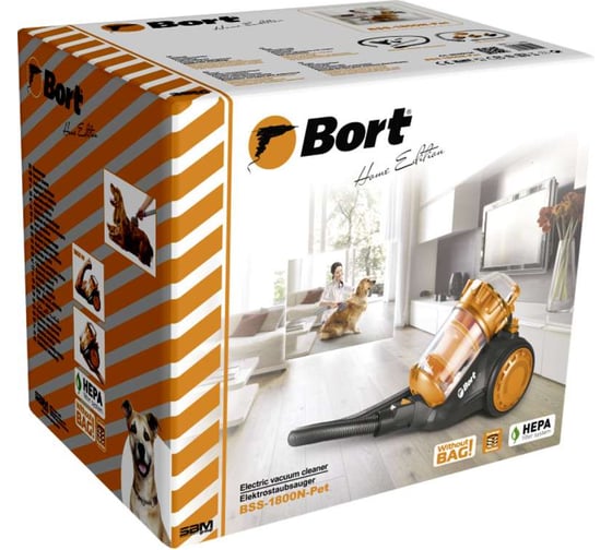 Пылесос BORT BSS-1800N-Pet 98292794