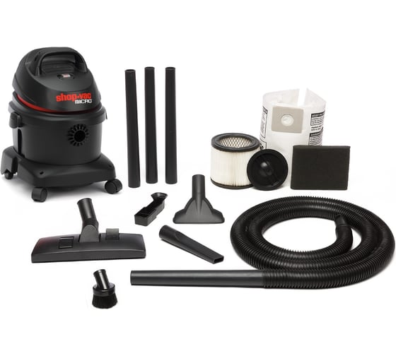 Компактный пылесос для сухой и влажной уборки Shop-Vac Micro 10 5891242 1