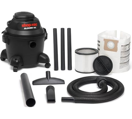 Пылесос сухой и влажной уборки со съемной садовой воздуходувкой Shop-Vac Blower Vac 25 9633642