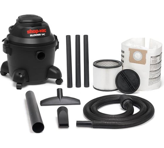 Пылесос сухой и влажной уборки со съемной садовой воздуходувкой Shop-Vac Blower Vac 25 9633642