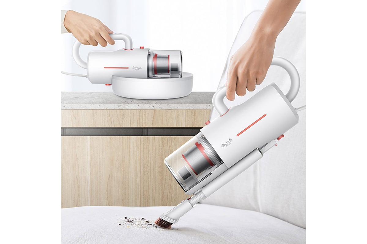 Пылесос для удаления пылевых клещей Deerma Mite Vacuum Cleaner White CM1300W