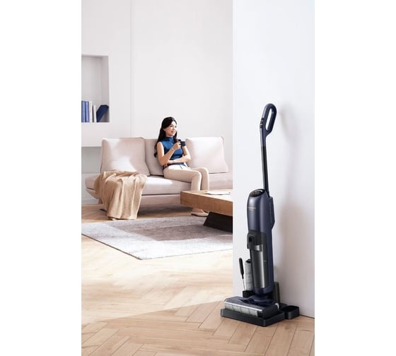 Вертикальный моющий пылесос Viomi Cordless Wet-Dry Vacuum Cleaner Cyber Pro Silver+Black VXXD05