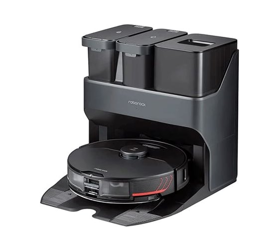 Робот-пылесос Roborock S7 MaxV Ultra Black модель S270RR+EWFD01HRR док-станция автовыгрузки S7MU52-02