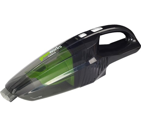 Ручной аккумуляторный пылесос Greenworks G24HV, 24V, без АКБ и ЗУ 4700007
