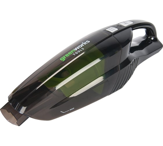 Ручной аккумуляторный пылесос Greenworks G24HV, 24V, без АКБ и ЗУ 4700007