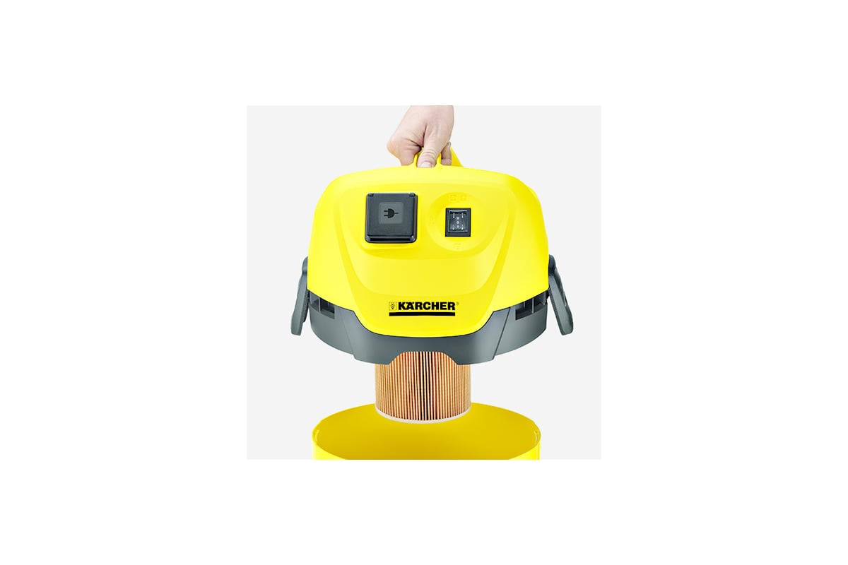 Хозяйственный пылесос Karcher WD 3 P PREMIUM 1.629-891 - выгодная цена,  отзывы, характеристики, 1 видео, фото - купить в Москве и РФ