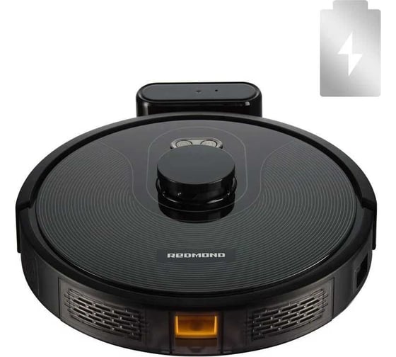 Робот-пылесос Redmond черный RV-R670S