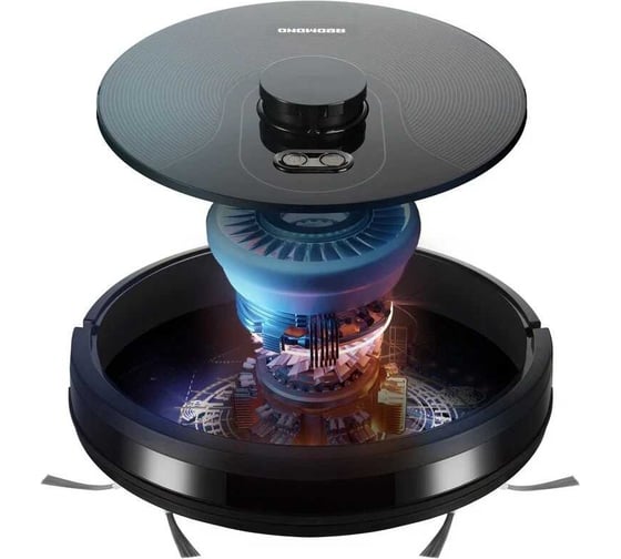 Робот-пылесос Redmond черный RV-R670S