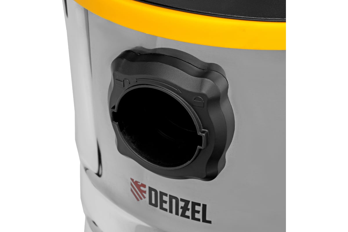 Строительный пылесос Denzel rvc30, 1400 вт, бак 30 л, шланг 3 м ...