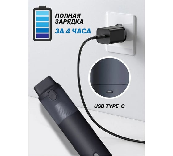 Пылесос Handheld Dust Collector and Emergency Power Supply 3 in 1 Lydsto YM-XCYJDY02