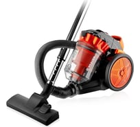 Пылесос BRAYER циклонного типа , 2200 Вт, 3 л, всасыв 400, НЕРА, телес 87 см, мебельная щель BR4201