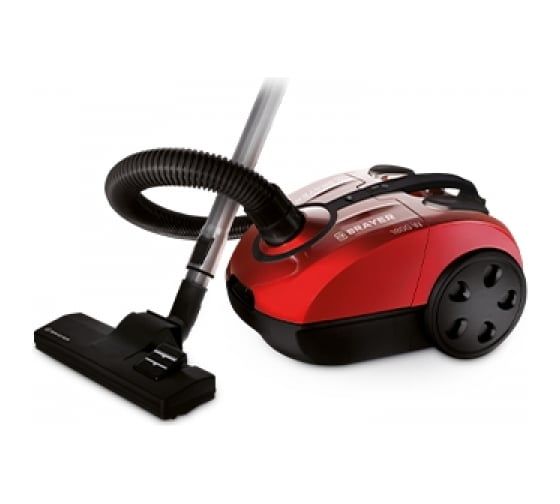 Мешковый пылесос BRAYER 1800 Вт, всасывание 380, 2,5л, BR4223 1