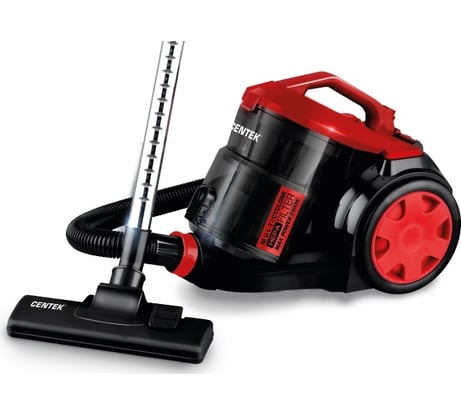 Пылесос Centek мультициклон, красно-черный CT-2536