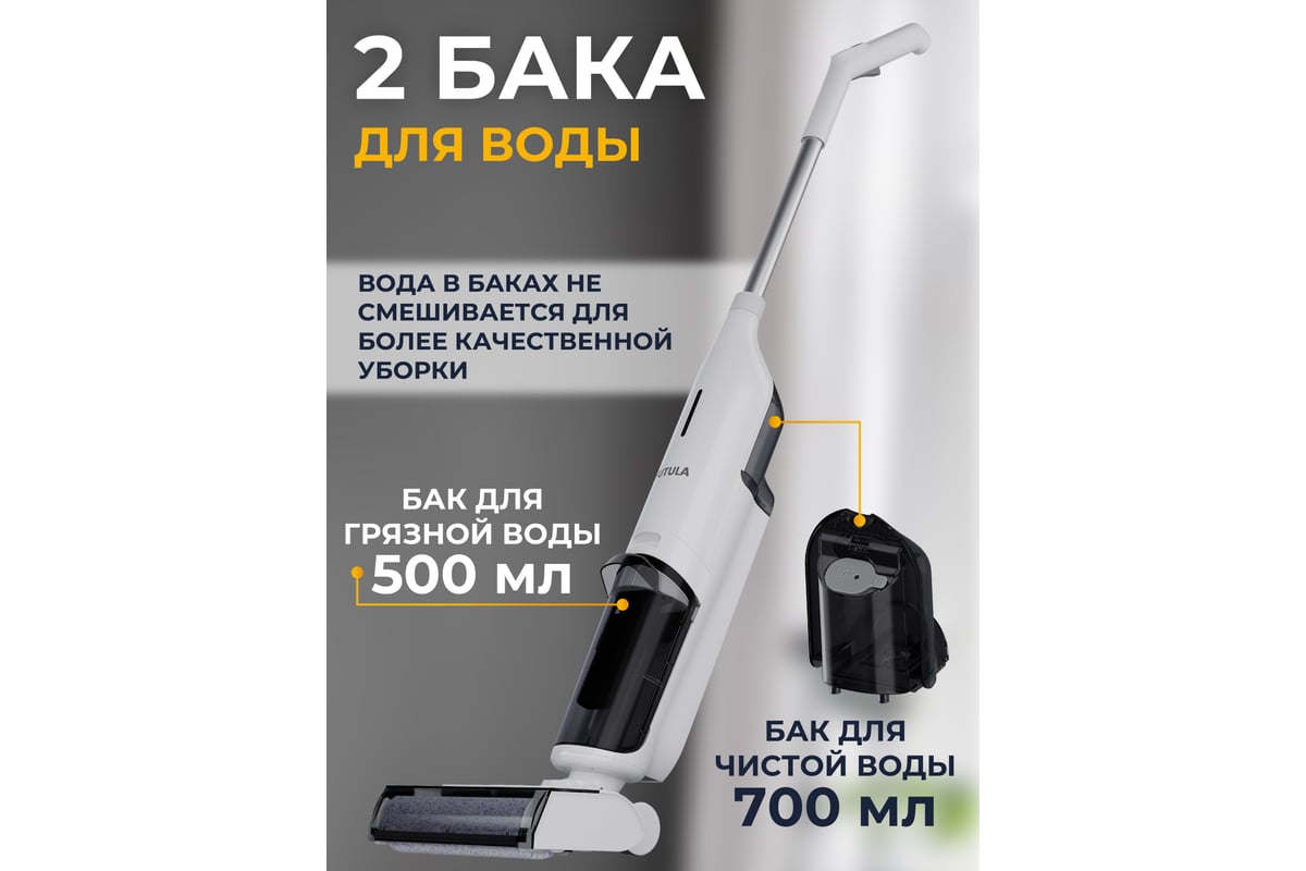 Беспроводной пылесос FUTULA Wet and Dry Vacuum Cleaner H11 (White)  00-00214718