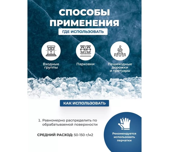 Антигололедный реагент Сила Суздаля соль техническая, 10 кг 4630249441218
