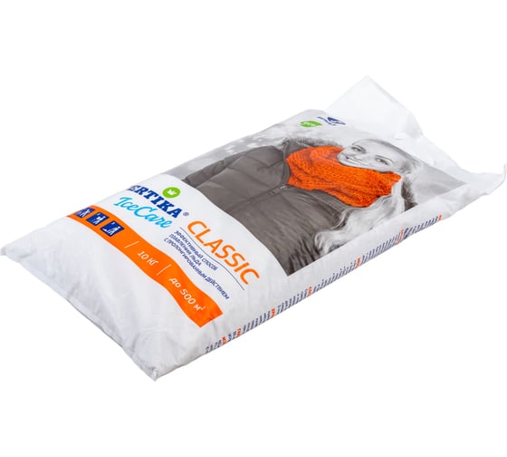 Противогололедный реагент Fertika Icecare Classic 10 кг Ф02556