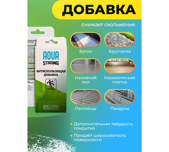 Антискользящая добавка Aquastrong 0,25 кг 4607130863794