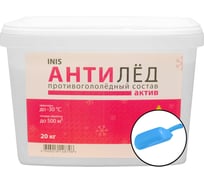 Противогололедный реагент INIS Актив 20 кг, контейнер 48796