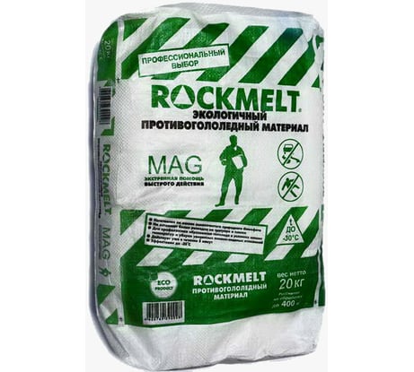 Противогололедный реагент 20кг Rockmelt MAG 22712