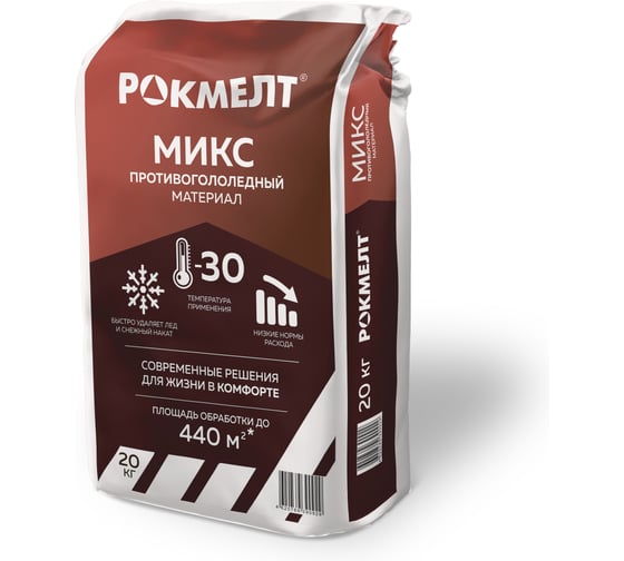 Противогололедный материал Rockmelt Mix мешок 20кг 66092