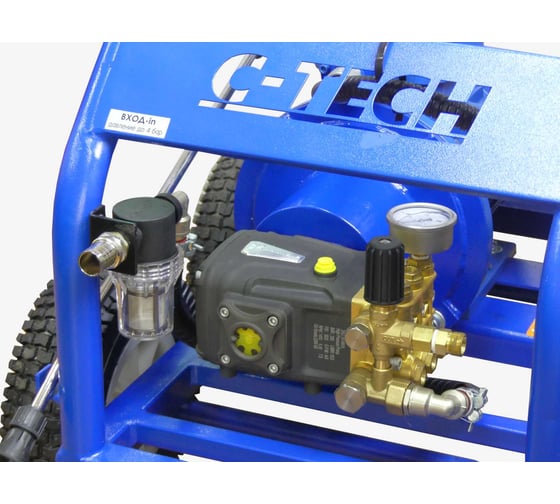 Мойка высокого давления C-TECH EX взрывозащищенная мобильная 200 бар, до 900 л/ч, 5.5 кВт NTR2015VT3