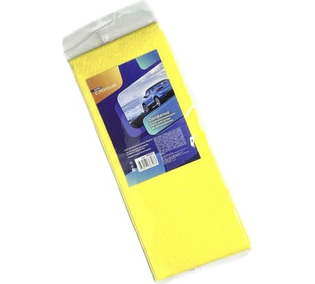 Салфетка EUROHOUSE ультравпитывающая MAXI для ухода за автомобилем, 38x60см 16025