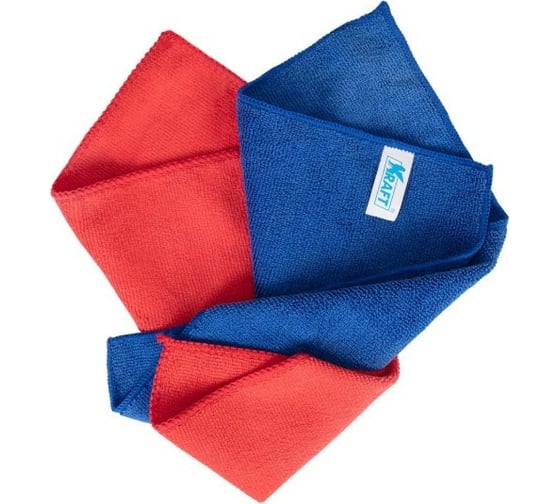Набор салфеток из микрофибры KRAFT 2 шт., 30x30 см KT 860614