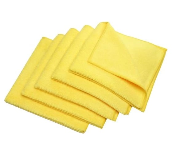 Микрофибра ACG 40х40 см 300 гр/м2 желтая (5шт в уп) 1025134 1025965