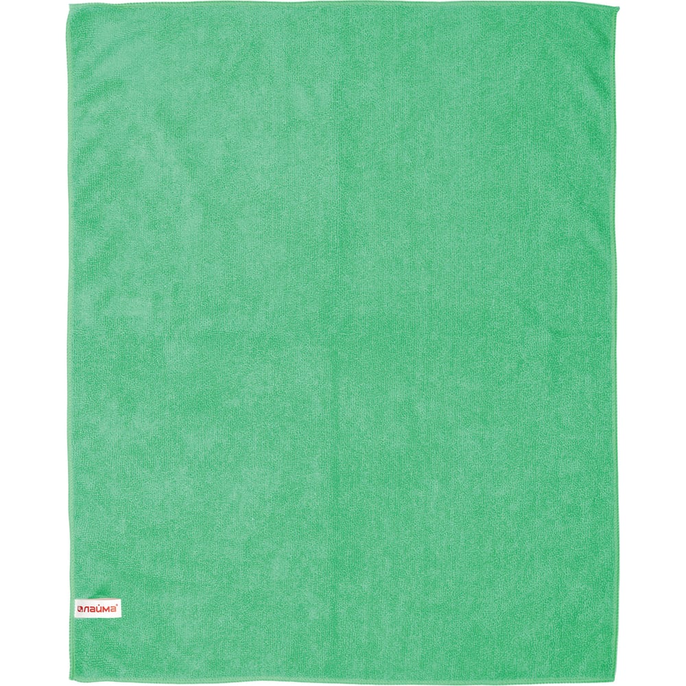 Тряпка для мытья пола ЛАЙМА плотная микрофибра, 50х60 см, зеленая ...