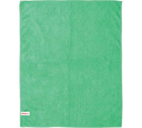 Тряпка для мытья пола LAIMA, плотная микрофибра, 50х60 см, зеленая 601251
