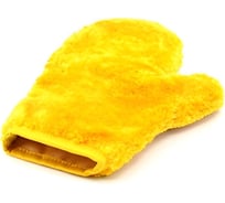 Варежка цветная однотонная (желтая) A-VM VA4092-Y