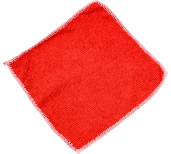 Салфетка из микрофибры A-VM 20x20 см, красная SR4052