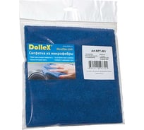 Салфетка из микрофибры DolleX 30х40 см синяя SPT-001