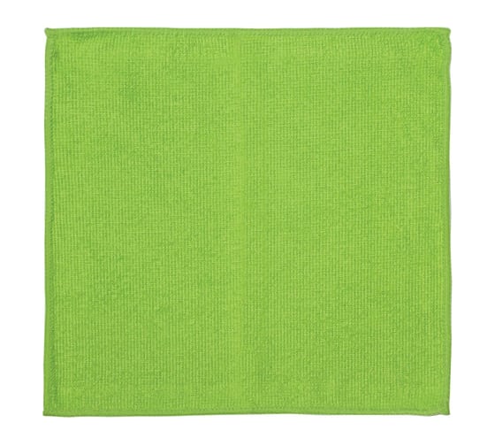 Салфетки универсальные 2 шт ЛЮБАША, 25 x 25 см, из микрофибра, зеленая + желтая, ЭКОНОМ, 603940
