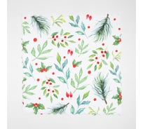 Набор салфеток для уборки Доляна "Happy hollidays" 20x20 см, 2 шт., микрофибра 7510113