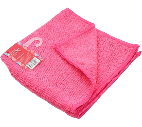 Салфетка из микрофибры Кошкин Дом 220 г/м2 30x30 см 3 цвета 30-08-010