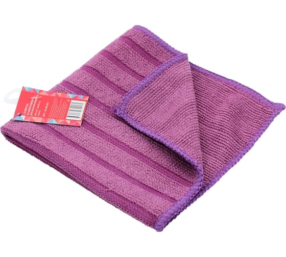 Салфетка из микрофибры Кошкин Дом для ванной комнаты 30x30 см 320 г/м2 4 цвета 30-08-021