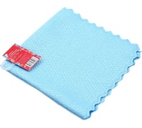 Салфетка из микрофибры Кошкин Дом для стекол и зеркал 220 г/м2 30x30 см 2 цвета 30-08-011